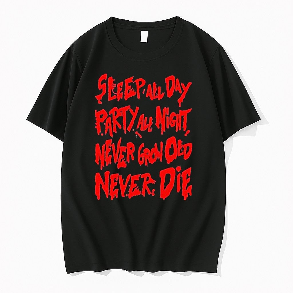 Original Sleepall Day Party All Night Never Grow Old Never Die Tshirts Jpg