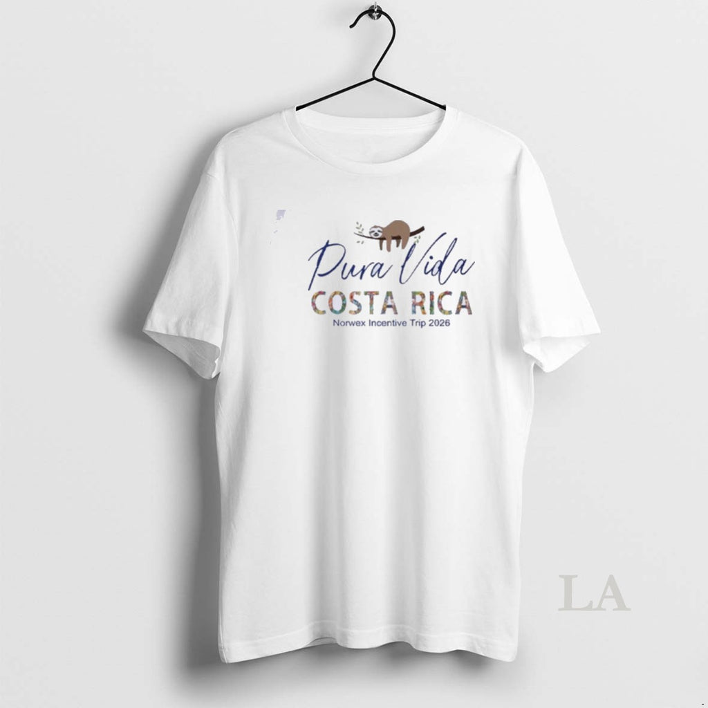 Original Sloth Pura Vida Costa Rica Norwex Incentive Trip 2026 T-Shirts, Hoodie, Sweatshirt | AU01DripNestTees.com