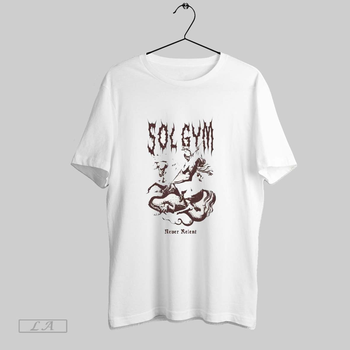 Original Sol Gym Never Relent Graphic Design