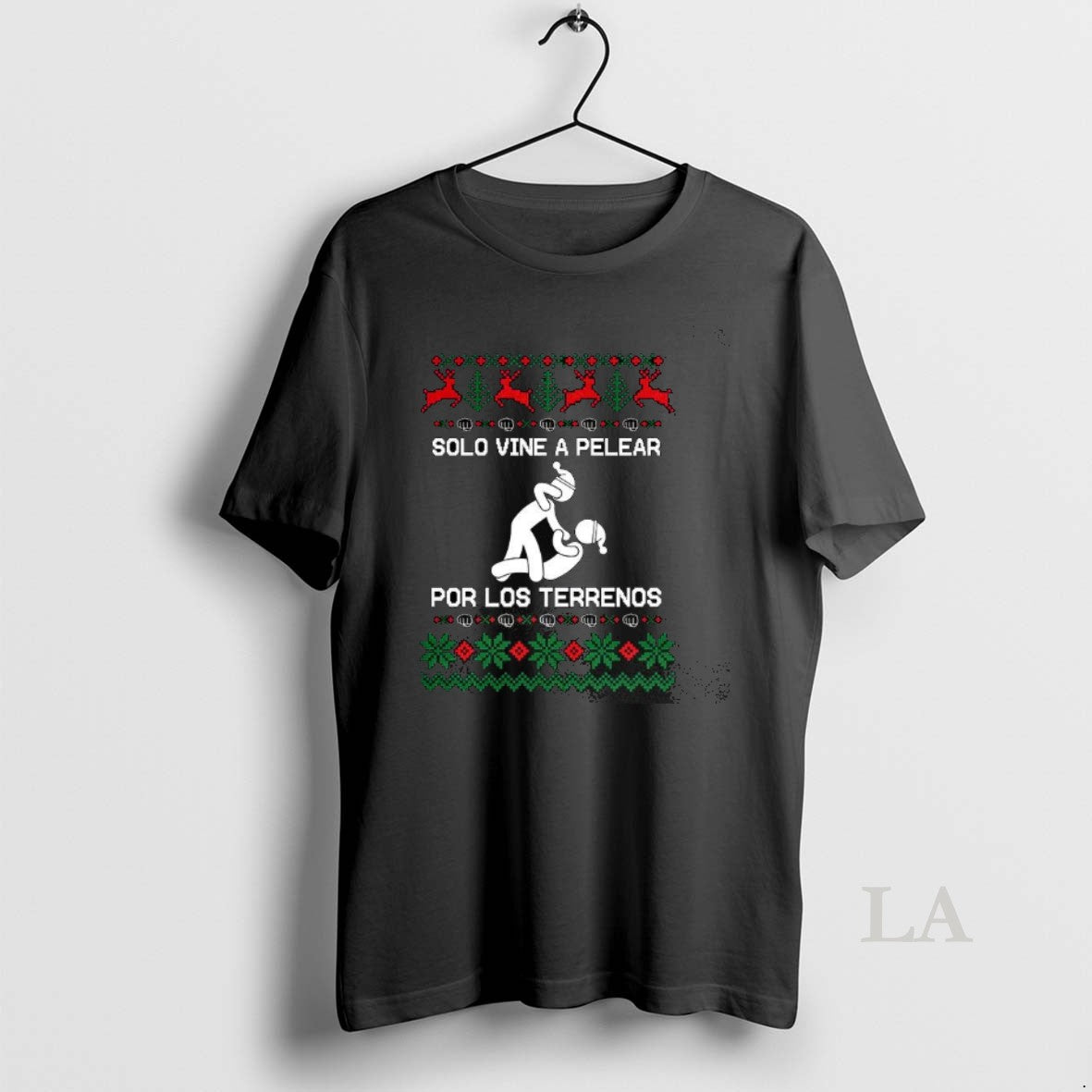 Original Solo A Vine Pelear Por Los Terrenos Ugly Christmas T-Shirts, Hoodie, Sweatshirt | AU01DripNestTees.com