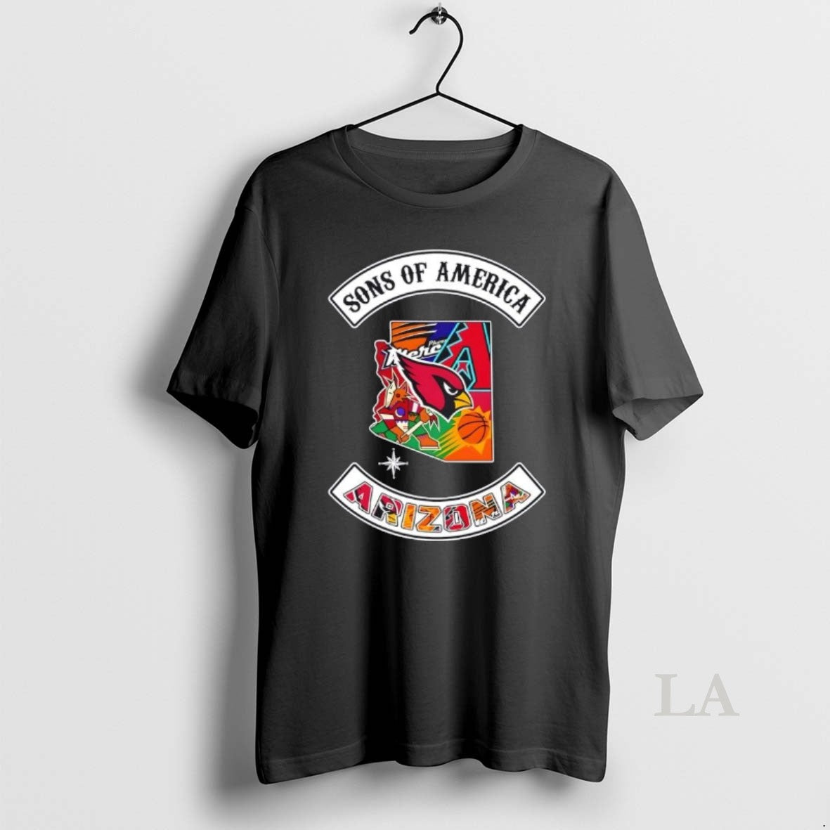 Original Son Of America Arizona Map Sports Logos Combine T-Shirts, Hoodie, Sweatshirt | AU01DripNestTees.com