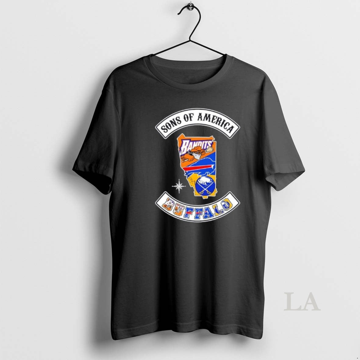 Original Son Of America Buffalo Map Sports Logos Combine T-Shirts, Hoodie, Sweatshirt | AU01DripNestTees.com