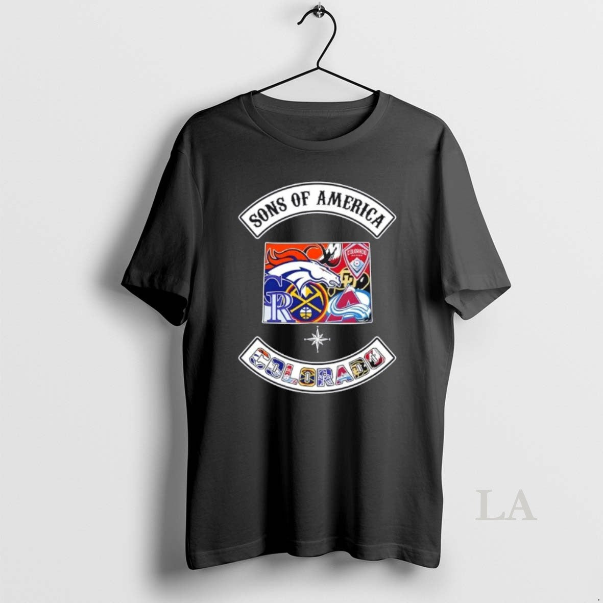 Original Son Of America Colorado Map Sports Logos Combine T-Shirts, Hoodie, Sweatshirt | AU01DripNestTees.com