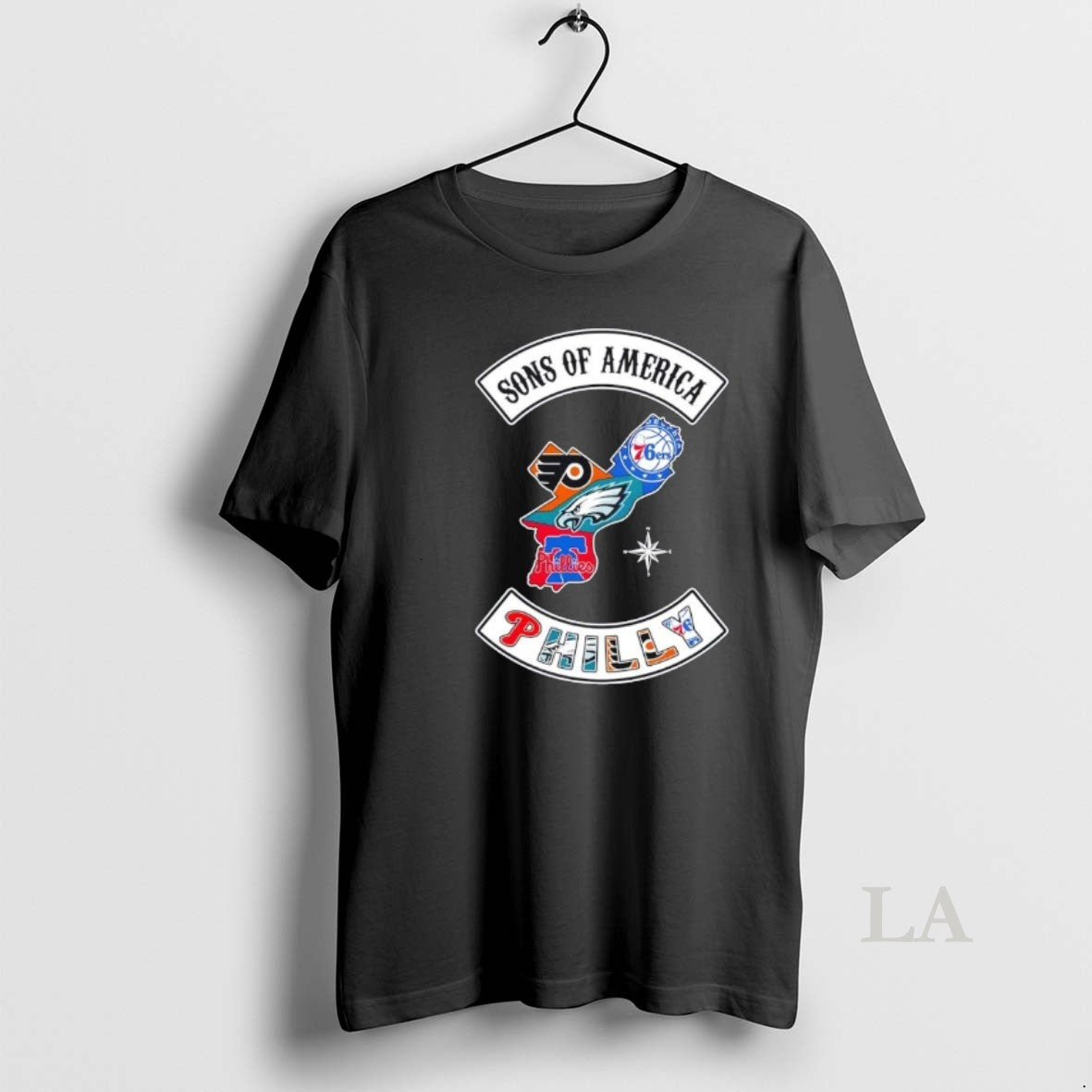 Original Son Of America Philadelphia Map Sports Logos Combine T-Shirts, Hoodie, Sweatshirt | AU01DripNestTees.com