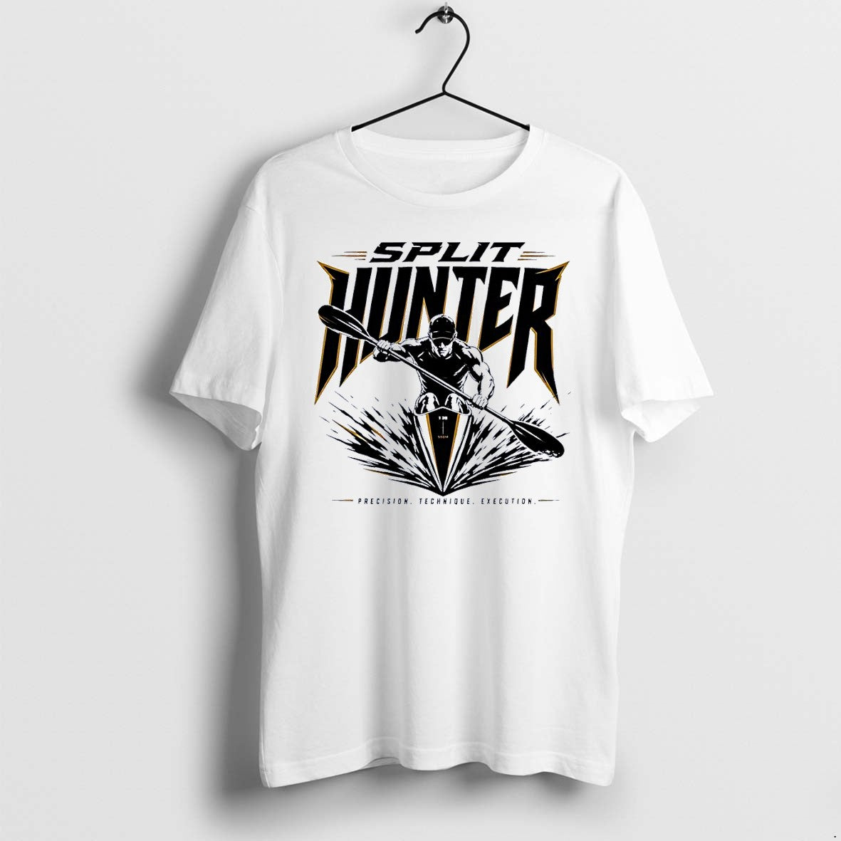 Original Split Hunter Kayaking Sprint Athlete Precision Technique Execution 2026 Competition White Tshirts