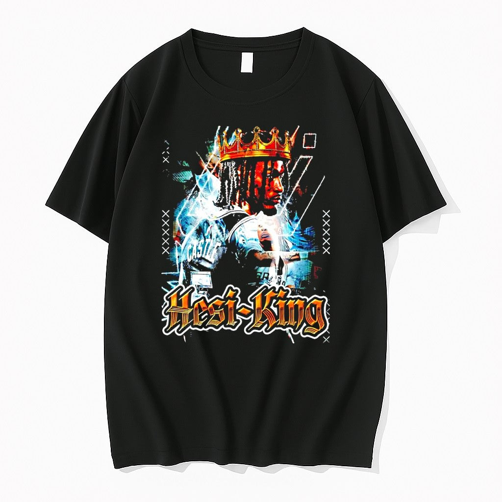 Original Stephon Castle The Hesi King Of Basketball San Antonio Spurs Playoffs 2026 Tshirts