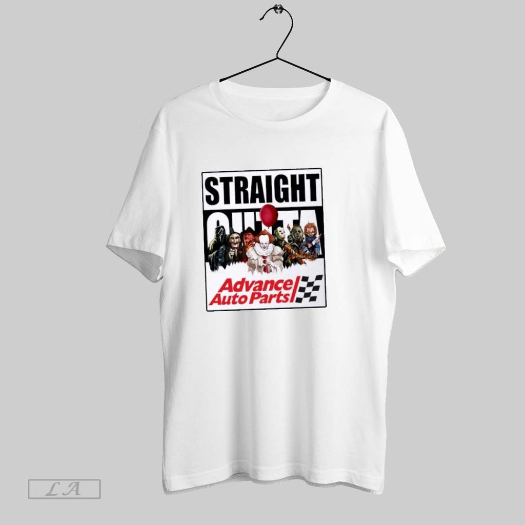 Original Straight Outta Advance Auto Parts Horror Movies Halloween