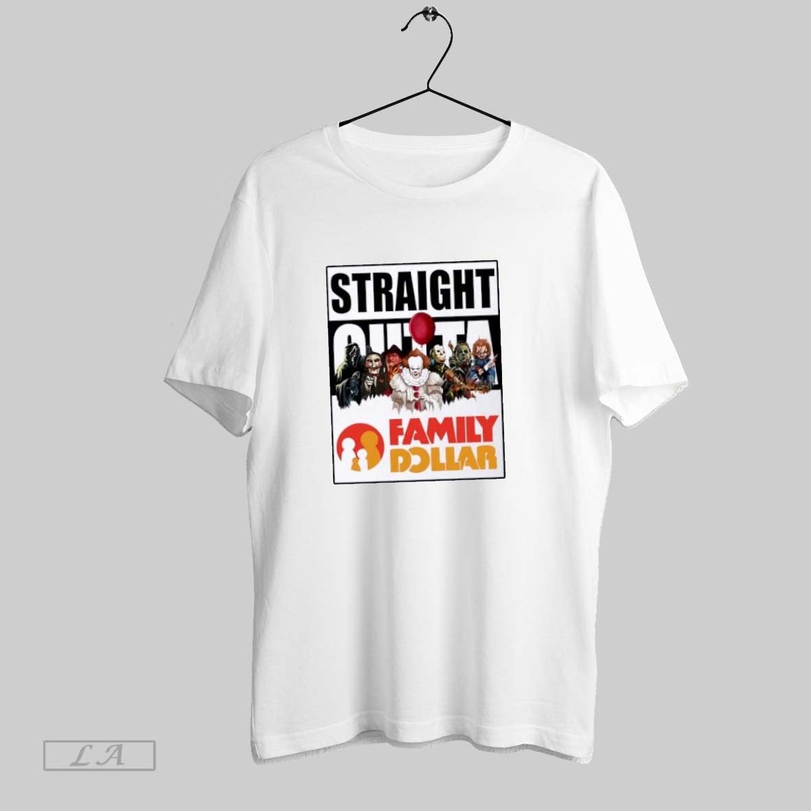 Original Straight Outta Family Dollar Horror Movies Halloween