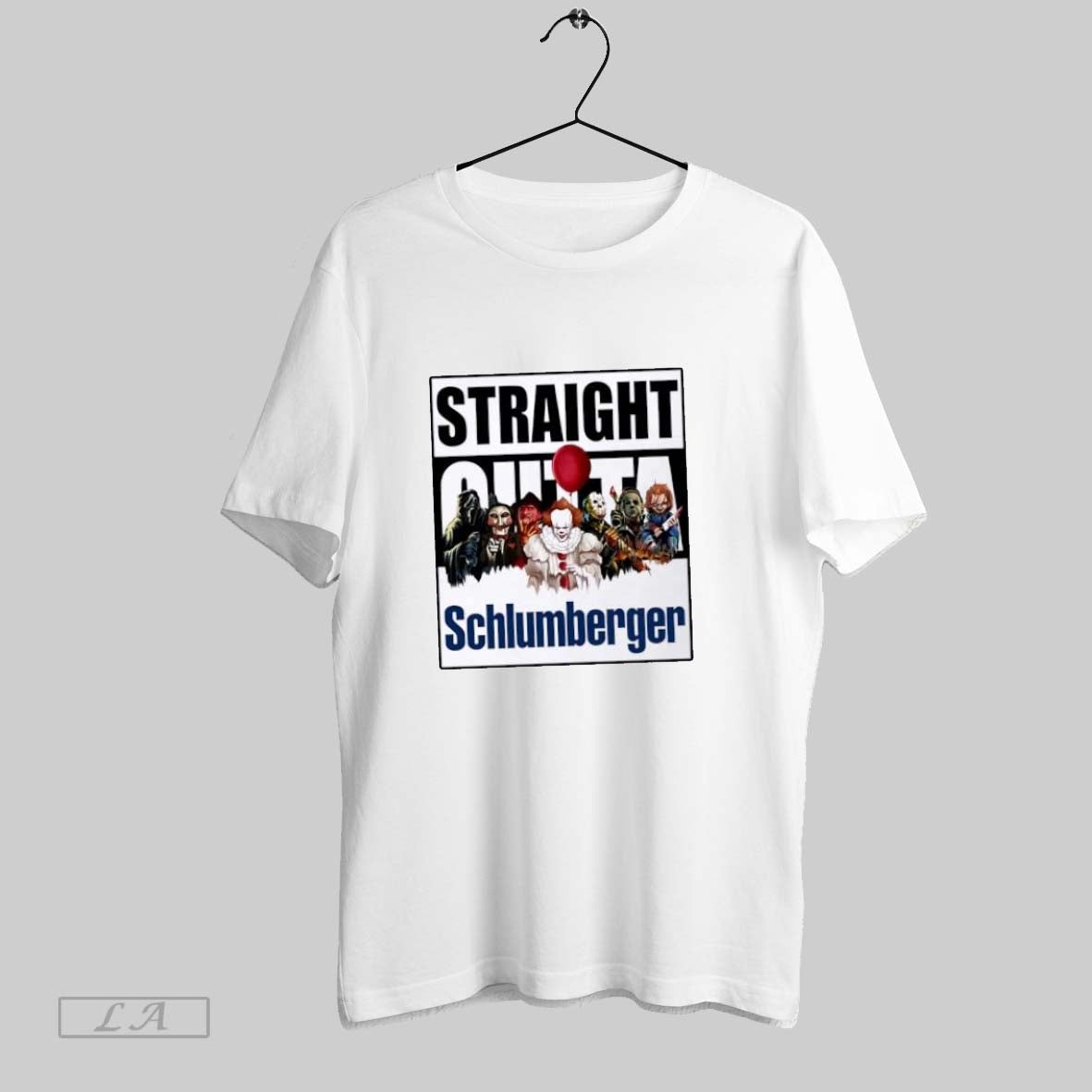 Original Straight Outta Schlumberger Horror Movies Halloween