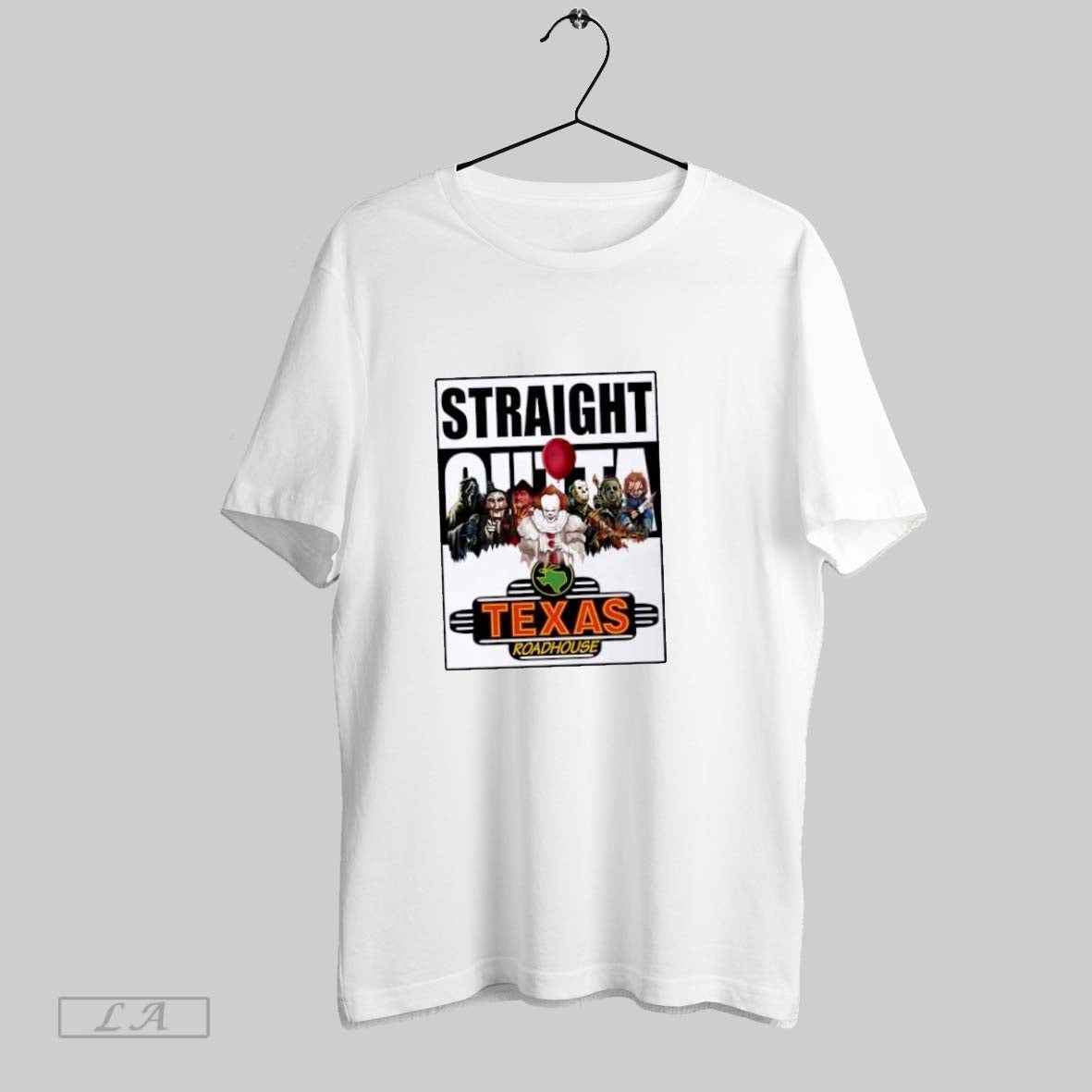 Original Straight Outta Texas Roadhouse Horror Movies Halloween