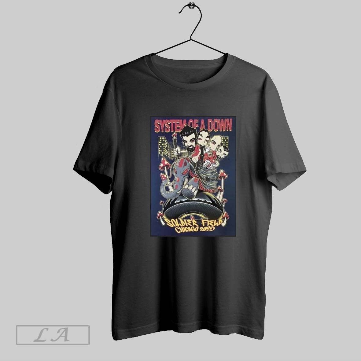 Original System Of A Down Chicago Venue Poster At Soldier Field On August 31 And