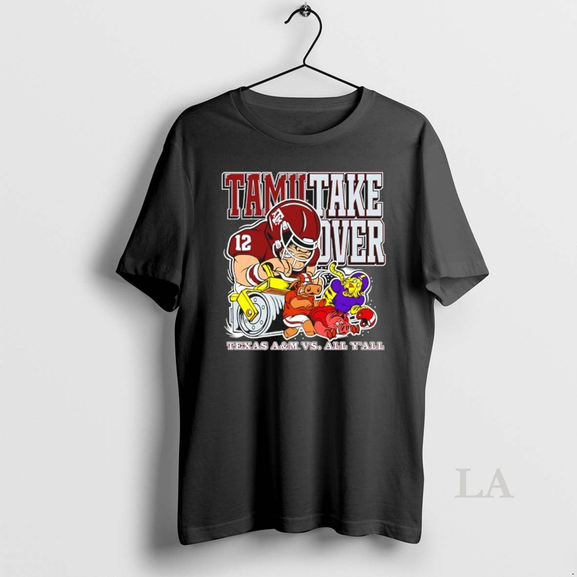 Original Tamu Takeover Texas A And M Aggies Vs All Yall Mascot T-Shirts, Hoodie, Sweatshirt | AU01DripNestTees.com