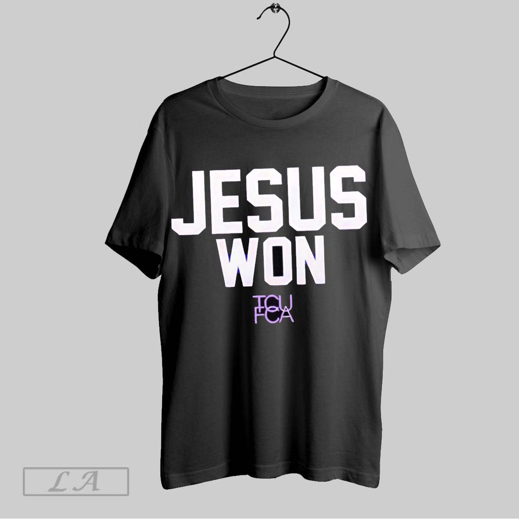 Original Tcu Horned Frogs Football Jesus Won 2025