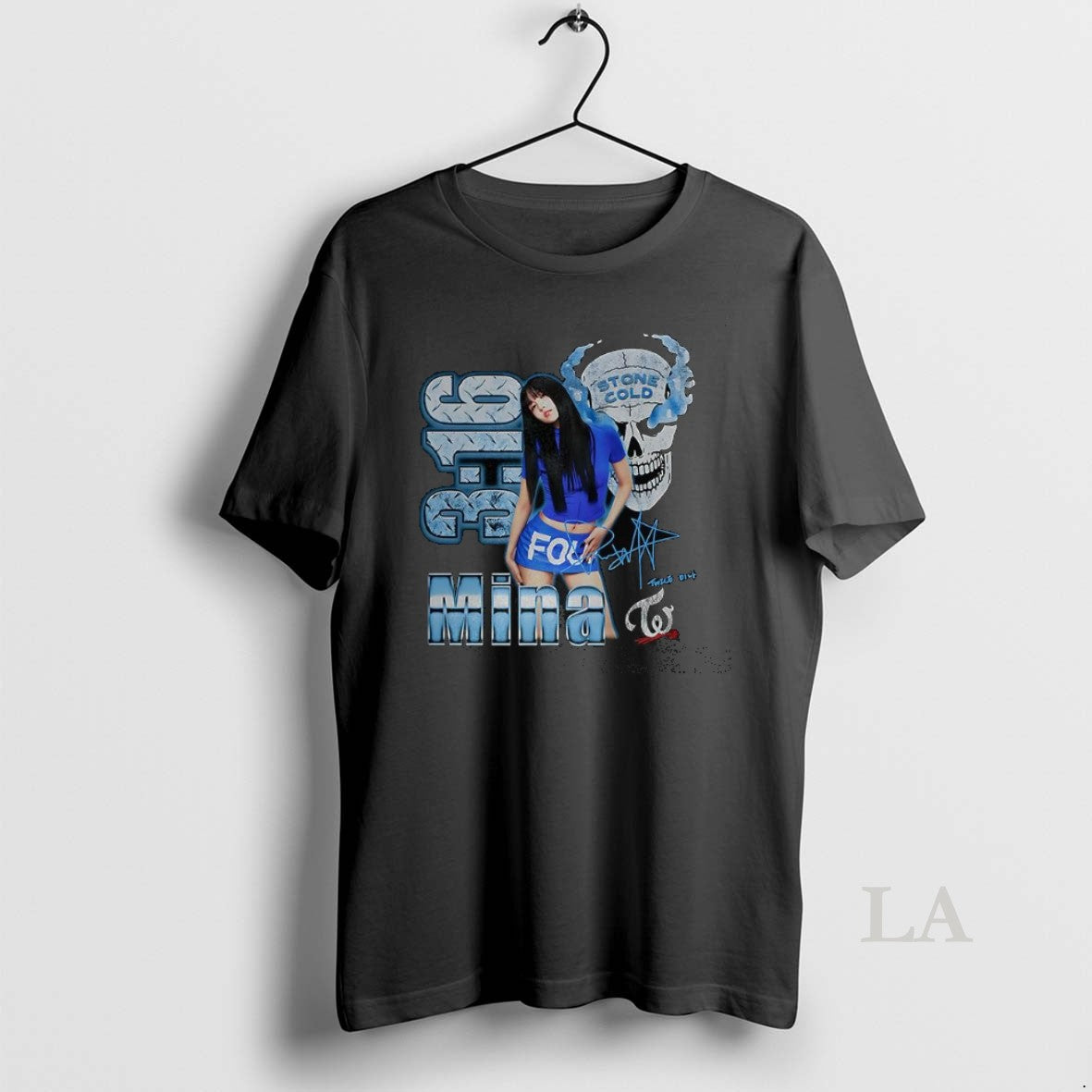 Original Twice Mina Stone Cold Skull Burning 3 16 Signature T-Shirts, Hoodie, Sweatshirt | AU01DripNestTees.com