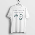 Original Tanner Smith And Connor Tomlinson Make America Smile Again White Tshirts