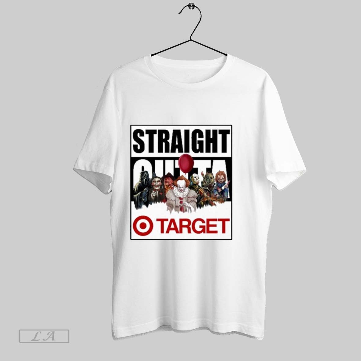 Original Target Logo Straight Outta Horror Film Halloween