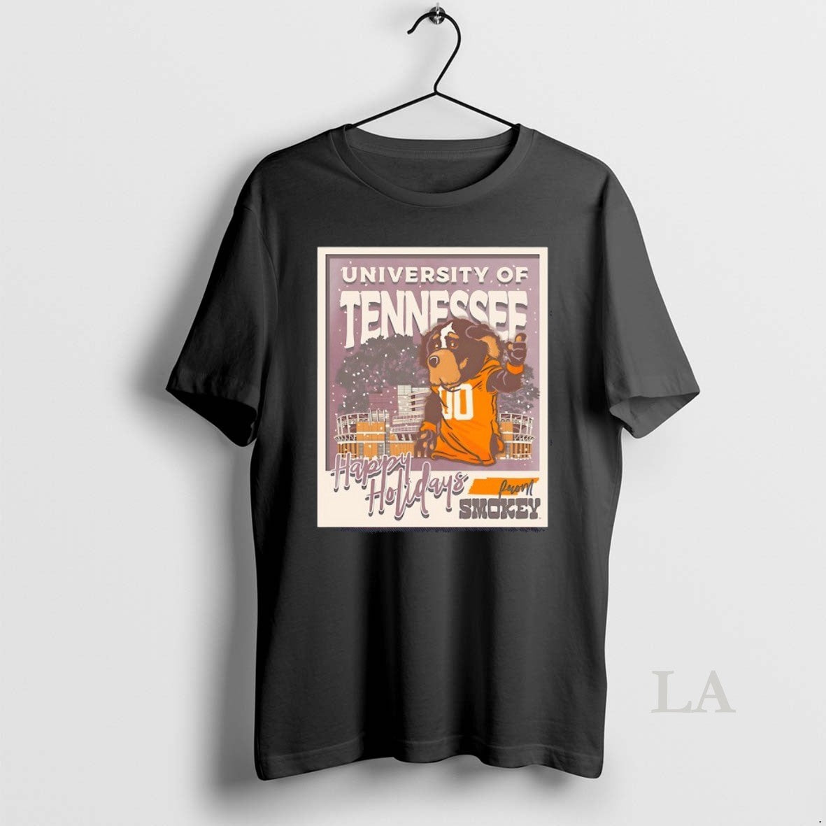 Original Tennessee Volunteers Happy Holidays From Smokey Snowy Mascot T-Shirts, Hoodie, Sweatshirt | AU01DripNestTees.com