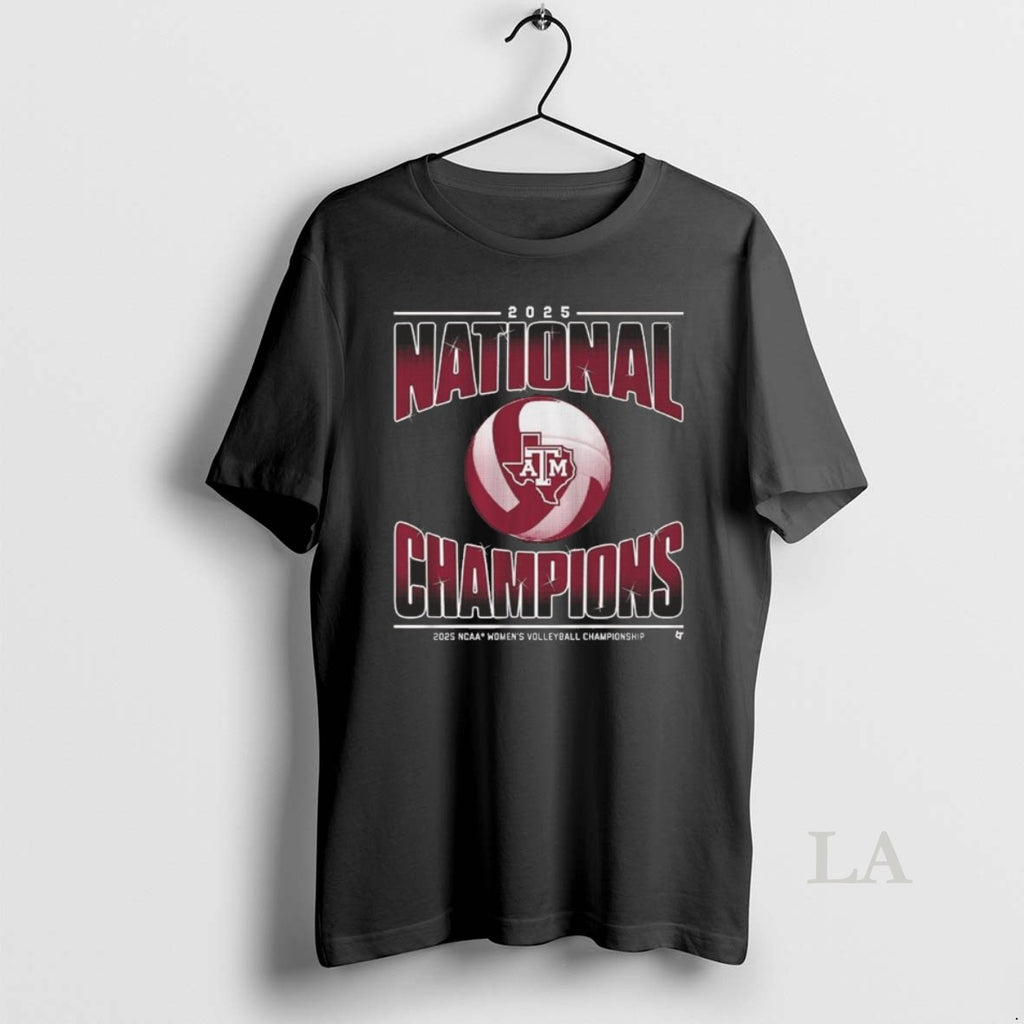 Original Texas Am Volleyball 2025 Ncaa Champions T-Shirts, Hoodie, Sweatshirt | AU01DripNestTees.com