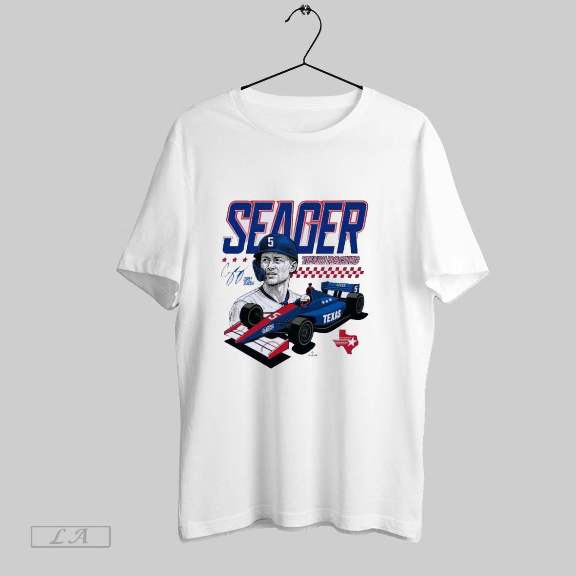 Original Texas Rangers Corey Seager Team Racing