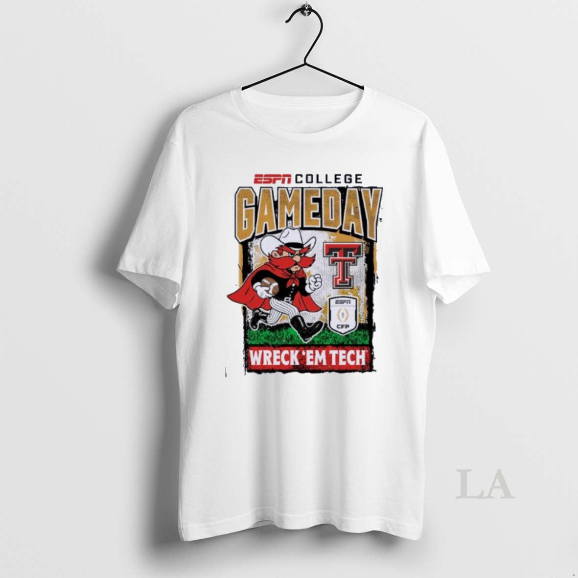 Original Texas Tech Cfp Gameday 1st Round Mascot Wreck Em Tech T-Shirts, Hoodie, Sweatshirt | AU01DripNestTees.com
