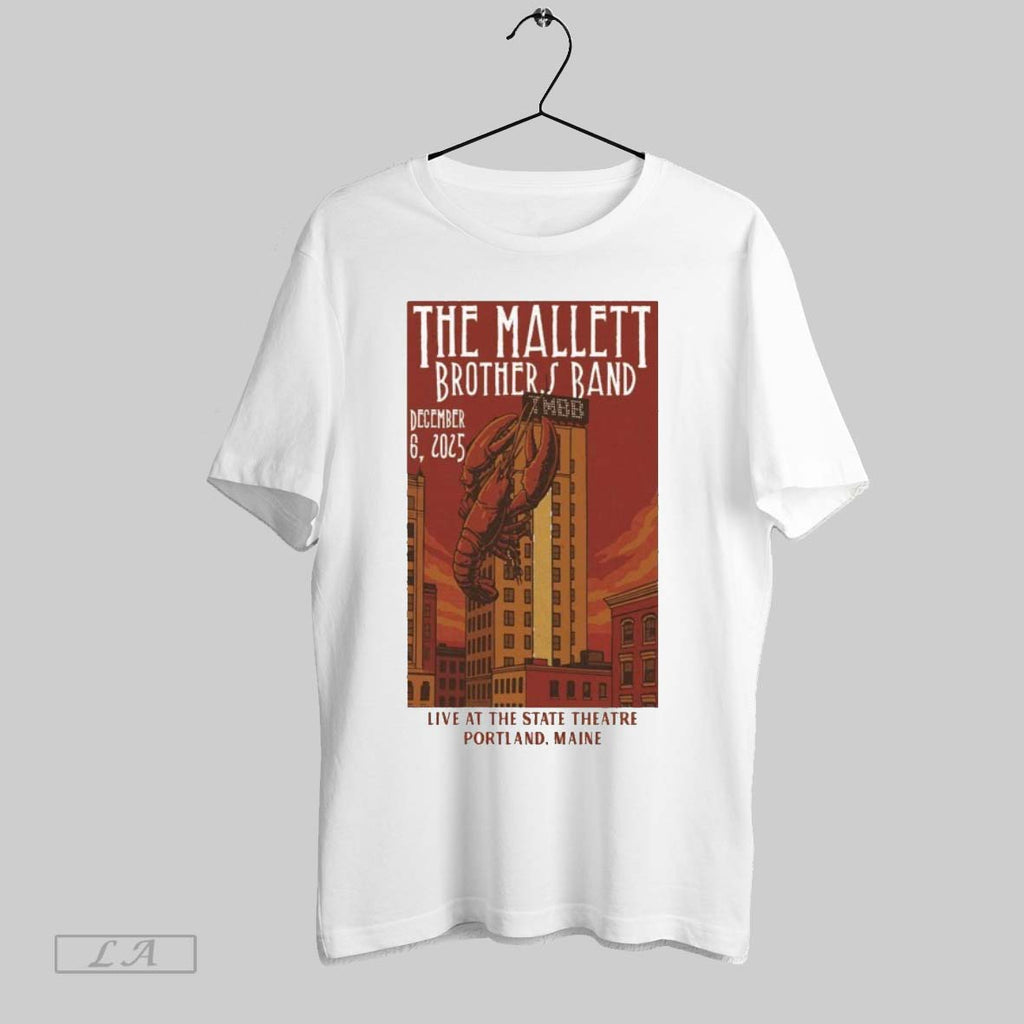 Original The Mallett Brothers Band Portland Me December 6 2025 Tour