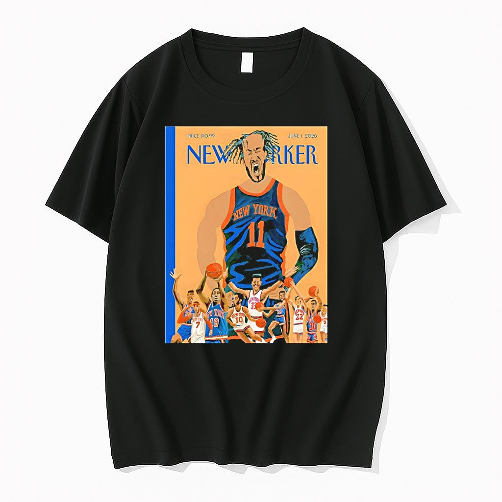 Original The New Yorker Magazine Cover June New York Knicks Basketball 2026 Tshirts