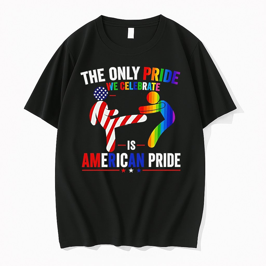 Original The Only Pride We Celebrate Is American Pride Lgbt Tshirts Jpg