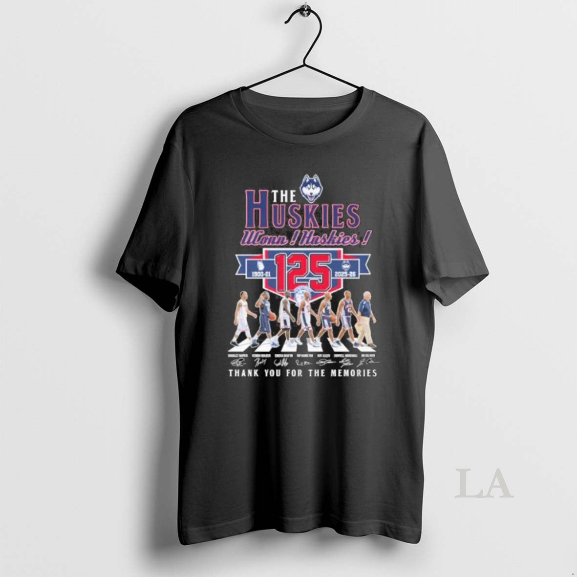 Original The Uconn Huskies Basketball Abbey Road 125 Season 1901 2026 T-Shirts, Hoodie, Sweatshirt | AU01DripNestTees.com