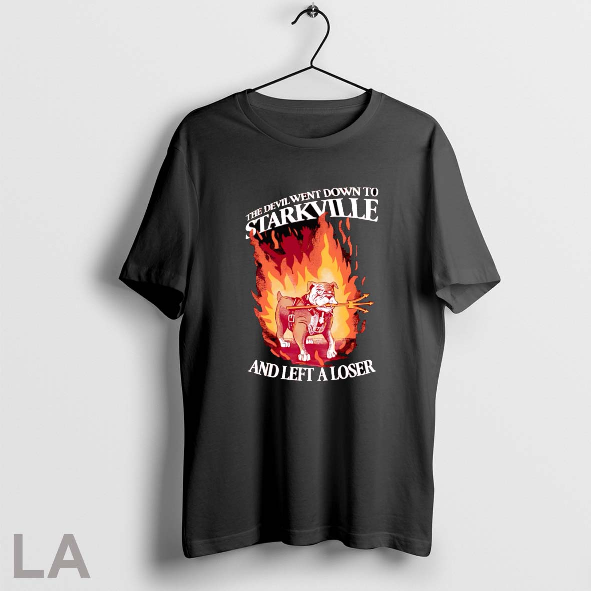 Original The Devil Went Down To Starkville And Left A Loser Mississippi State Bulldogs