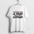 Original The Hottest Thing A Man Can Do Is Be A Woman Circle T-Shirts, Hoodie, Sweatshirt | AU01DripNestTees.com