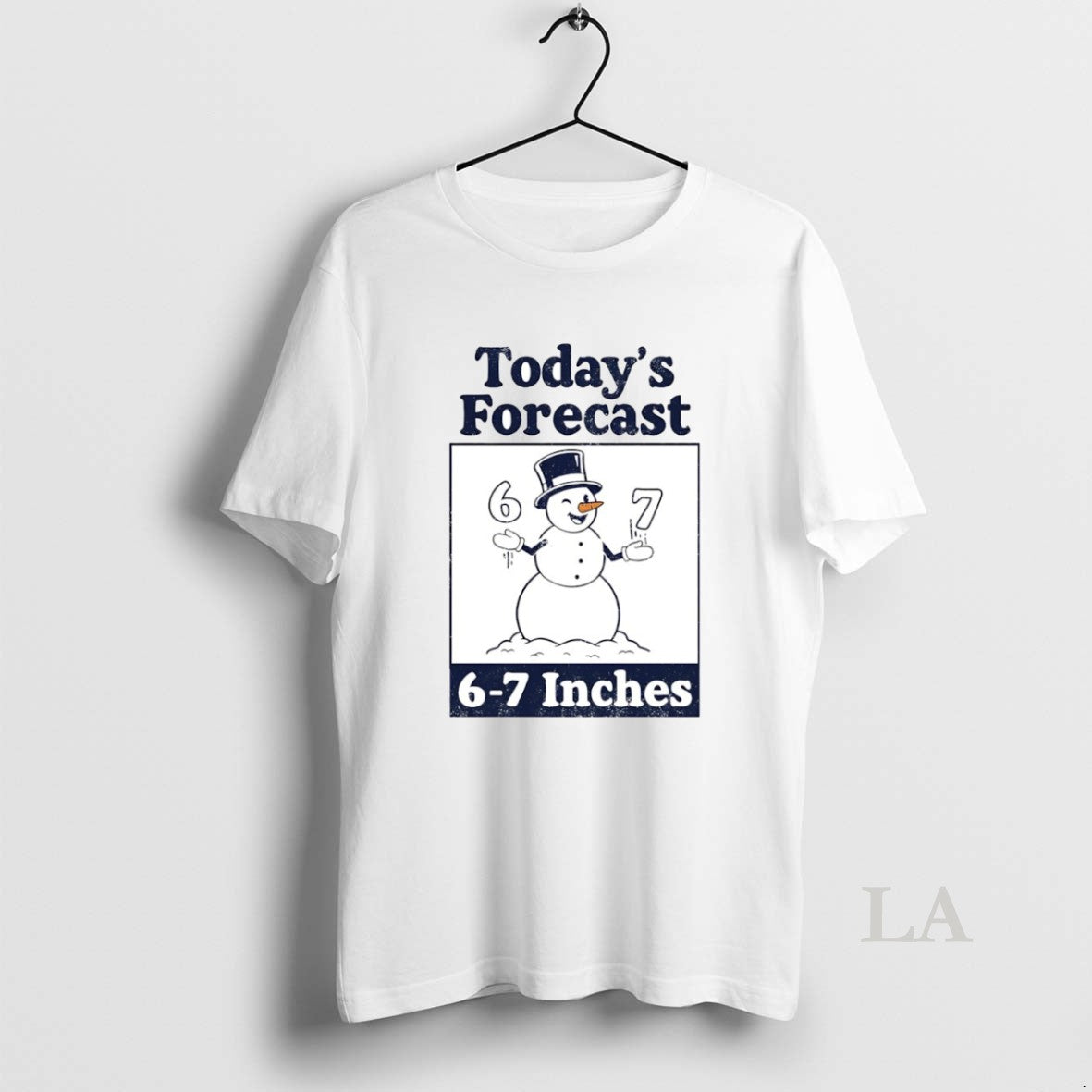 Original Todays Forecast 6 7 Inches Snowman Circle T-Shirts, Hoodie, Sweatshirt | AU01DripNestTees.com