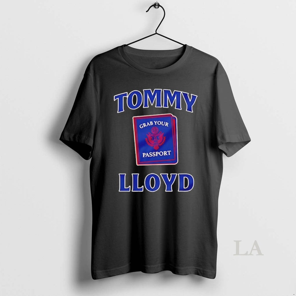 Original Tommy Lloyd Grab Your Passport T-Shirts, Hoodie, Sweatshirt | AU01DripNestTees.com