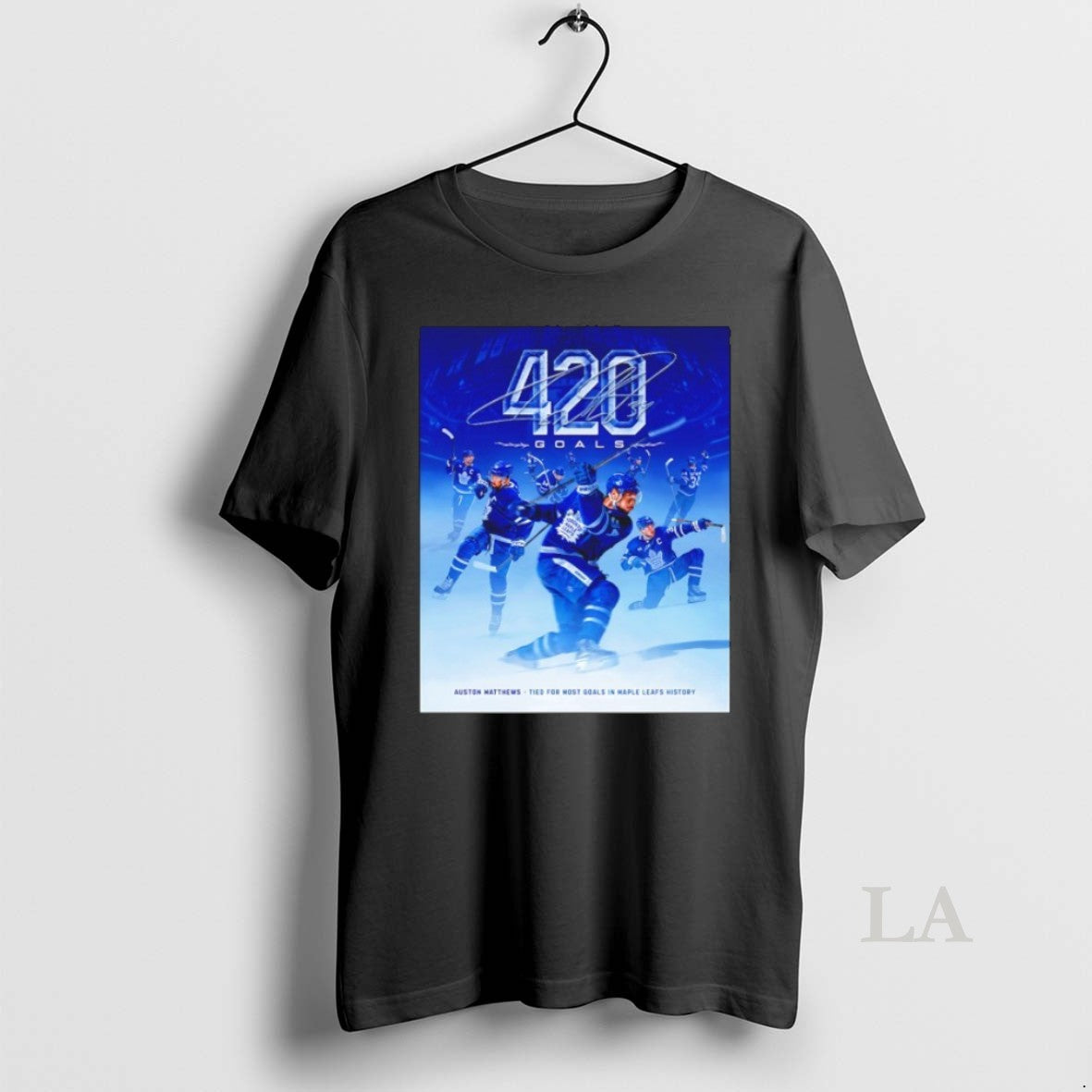 Original Toronto Maple Leafs 420 Goals Auston Matthews Signature T-Shirts, Hoodie, Sweatshirt | AU01DripNestTees.com