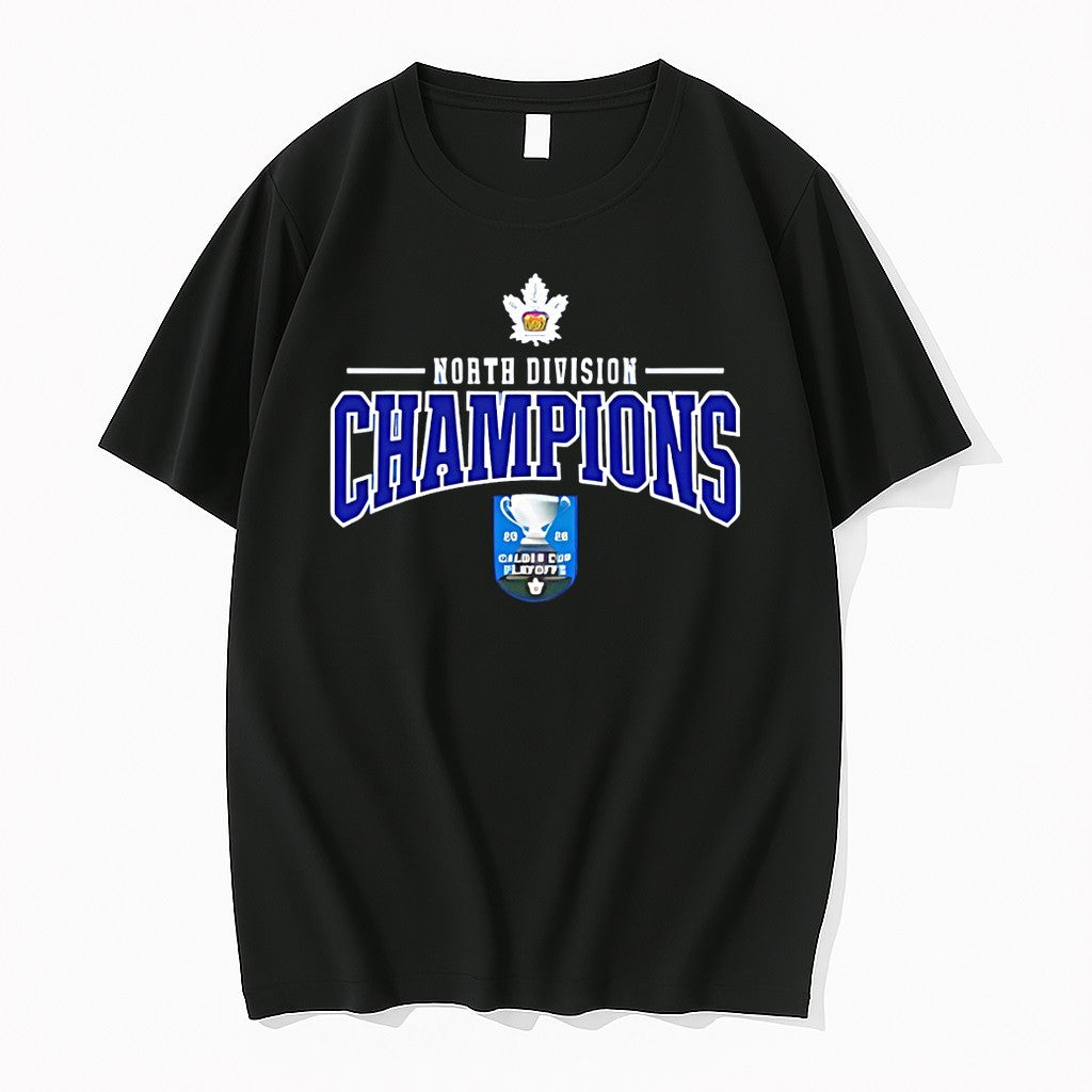 Original Toronto Maple Leafs North Division Champions 2026 Trophy Tshirts Jpg