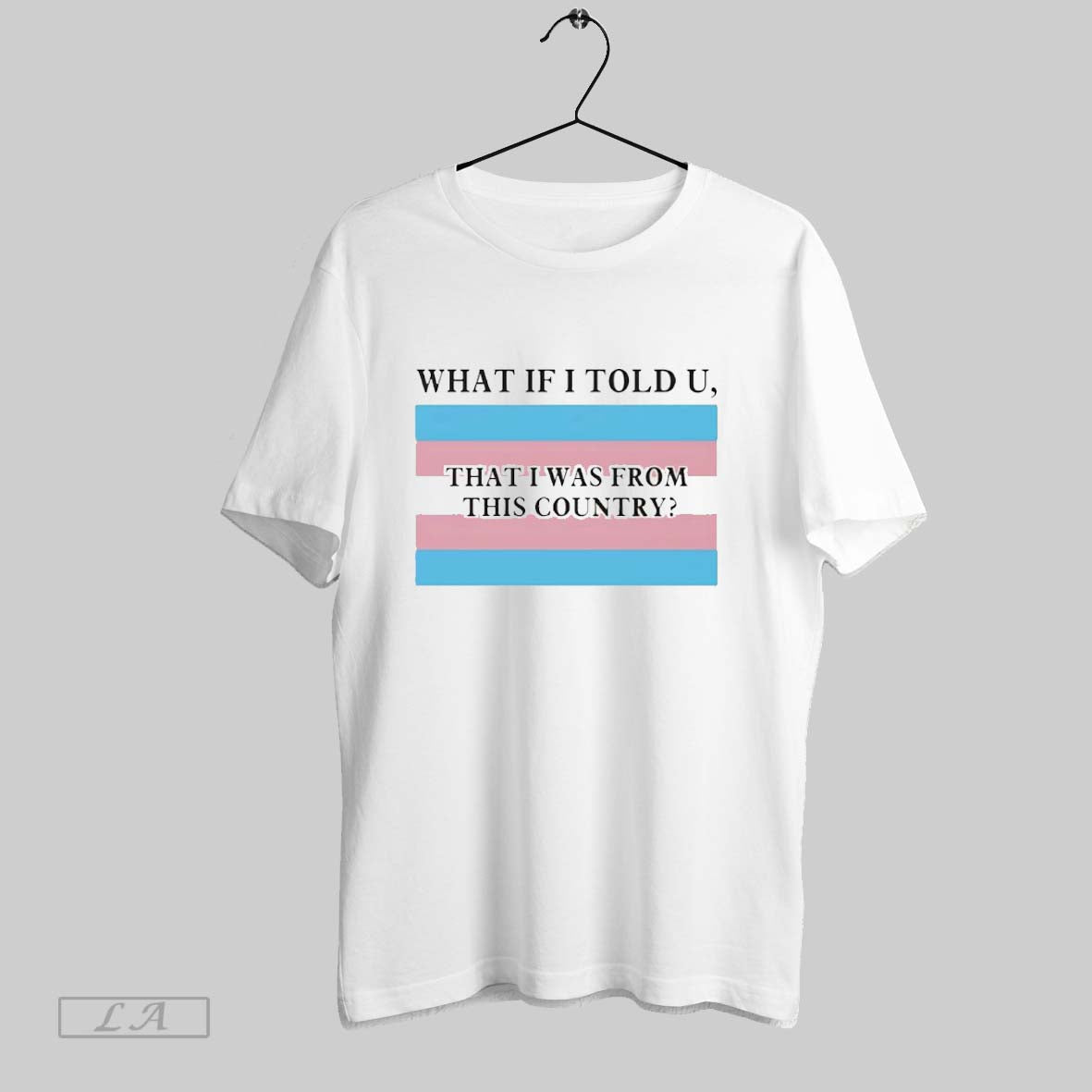 Original Transgender Pride Flag Printed What If I Told U That I Was From This