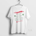 Original Trump Hes Makin A List Hes Chekin It Twice T-Shirts, Hoodie, Sweatshirt | AU01DripNestTees.com