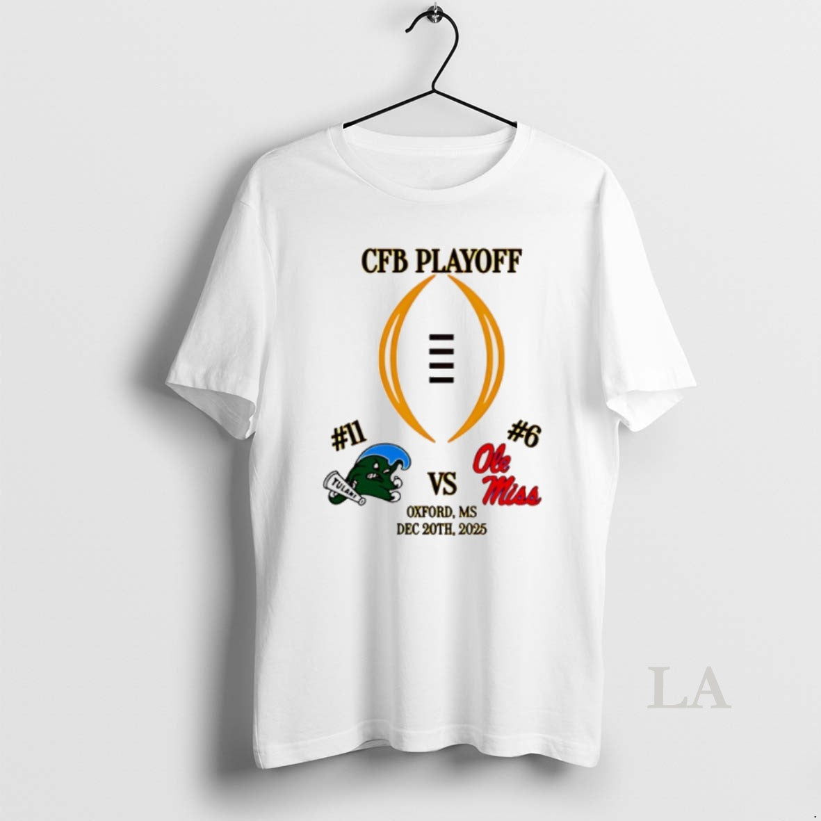 Original Tulane Vs Ole Miss 2025 Cfp First Rd Playoff Game 3 T-Shirts, Hoodie, Sweatshirt | AU01DripNestTees.com