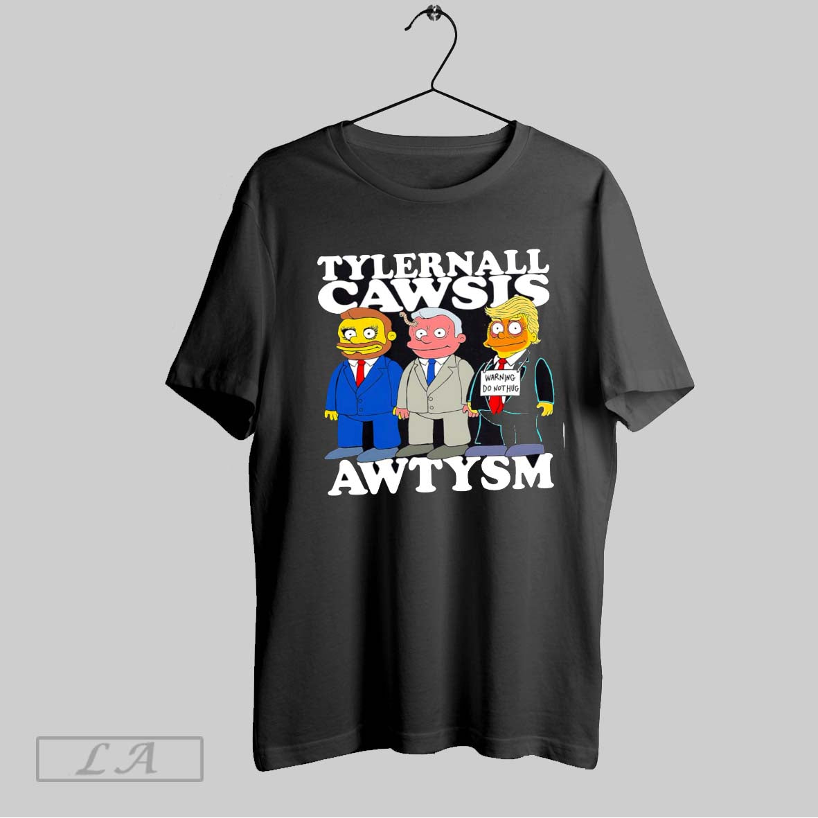 Original Tylernall Cawsis Awtysm Warning Do Not Hug Caricature