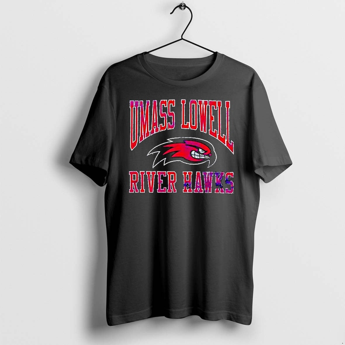 Original Umass Lowell River Hawks Vintage Tshirts Jpg