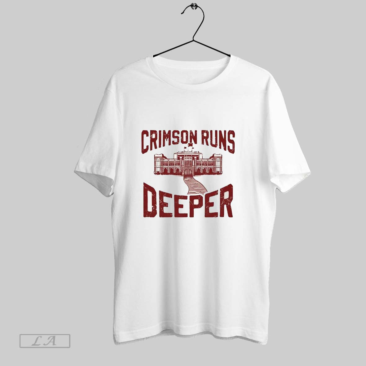 Original University Of Alabamas Crimson Tide Crimson Runs Deeper