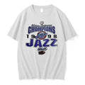 Original Utah Jazz 1998 Western Conference Champions Nba Finals Nba White Tshirts
