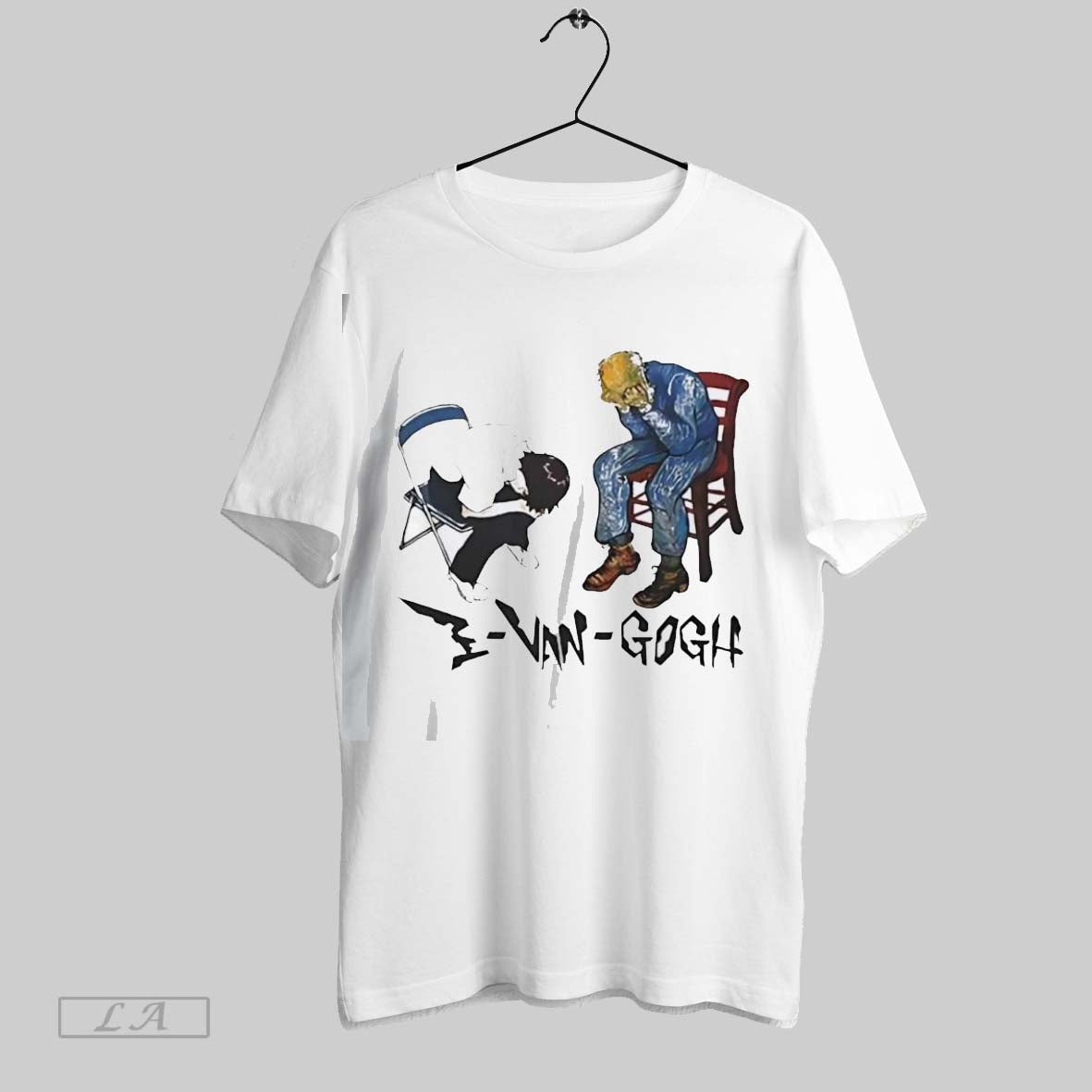 Original Van Gogh And Ikari Shinji Evangogh Shirt