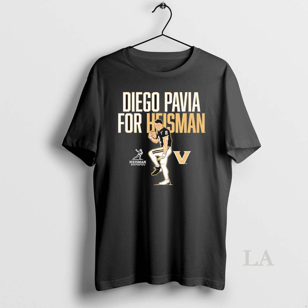 Original Vanderbilt Commodores Football Diego Pavia For Heisman Pose T-Shirts, Hoodie, Sweatshirt | AU01DripNestTees.com