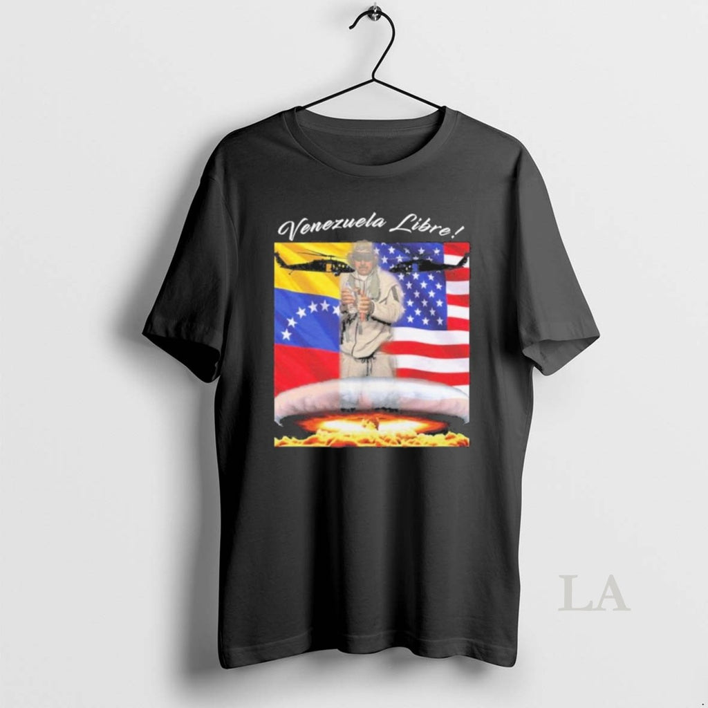 Original Venezuela Libre Commemorating The Fall Of Nicolas Maduro T-Shirts, Hoodie, Sweatshirt | AU01DripNestTees.com