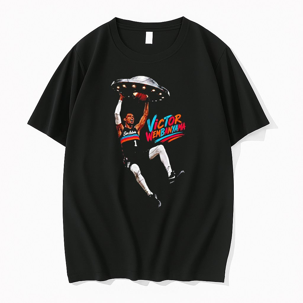 Original Victor Wembanyama 1 San Antonio Spurs Ufo Basketball Nba 2026 Tshirts