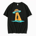 Original Victor Wembanyama San Antonio Spurs Alien Basketball Abduction Sci Fi Ufo Tshirts