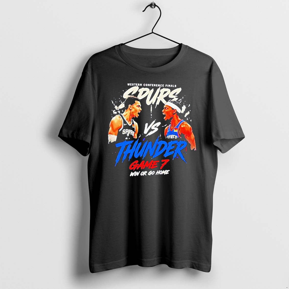 Original Victor Wembanyama Vs Shai Gilgeous Alexander Nba Game 7 Western Conference Finals Tee Tshirts