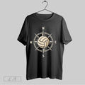 Original Volleyball Compass Rose North South East West Directional