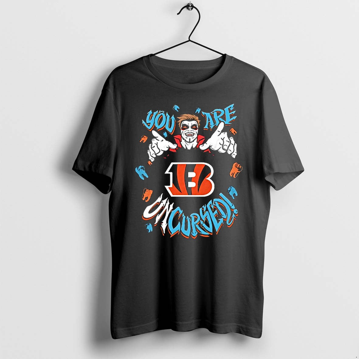 Original Wwe Drops Danhausen X Cincinnati Bengals You Are Uncursed Tshirts Jpg
