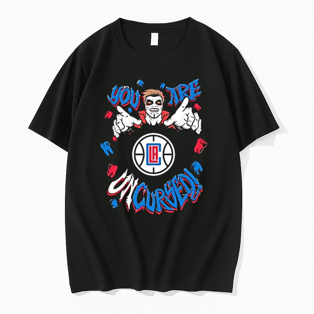 Original Wwe Drops Danhausen X La Clippers You Are Uncursed Tshirts Jpg
